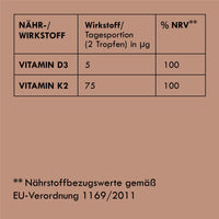 Nahrungsergänzung - My Sunshine! Vitamin D3 & K2